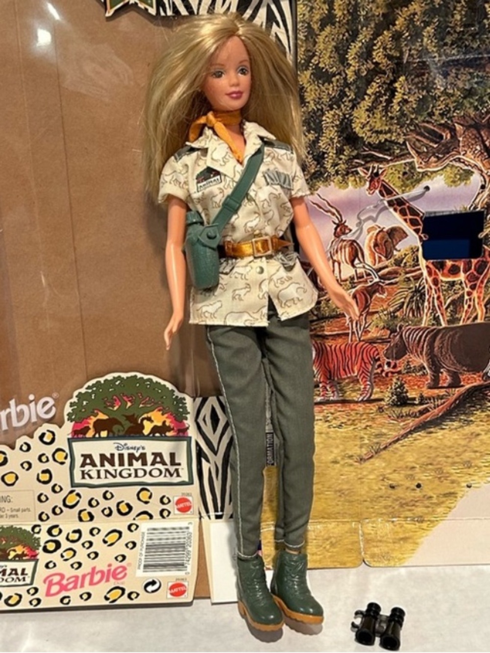 1998 Disney’s Animal Kingdom Barbie Doll Disney World Exclusive Mattel w/ Box